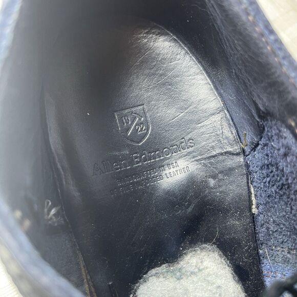 Allen Edmonds Neumok Black Leather Wingtip Oxford Shoes Black Laces Men’s 9.5 D main image 6